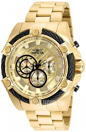Invicta Bolt Żółte złoto/Stal w odcieniu złota Ø52 mm 25515