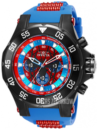 Invicta Czerwony/Stal Ø52 mm 25689