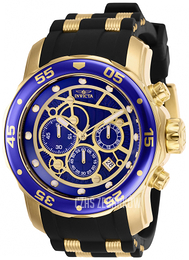 Invicta Pro Diver Niebieski/Stal w odcieniu złota Ø48 mm 25707