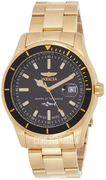 Invicta Pro Diver Czarny/Stal w odcieniu złota Ø44 mm 25810