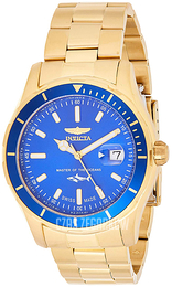 Invicta Pro Diver Niebieski/Stal w odcieniu złota Ø44 mm 25811