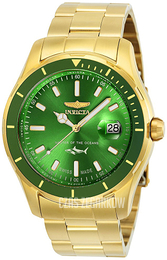 Invicta Pro Diver Zielony/Stal w odcieniu złota Ø44 mm 25812