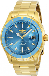 Invicta Niebieski/Stal w odcieniu złota Ø44 mm 25813