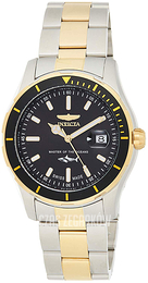 Invicta Pro Diver Czarny/Stal w odcieniu złota Ø44 mm 25814