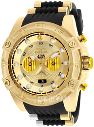 Invicta Star Wars Żółte złoto/Stal w odcieniu złota Ø52 mm 26067