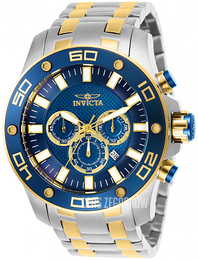 Invicta Pro Diver Niebieski/Stal w odcieniu złota Ø50 mm 26082