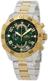 Invicta S1 Rally Zielony/Stal w odcieniu złota Ø48 mm 26099