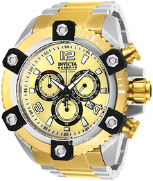 Invicta Reserve Żółte złoto/Stal w odcieniu złota Ø56 mm 26109