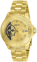 Invicta Star Wars Żółte złoto/Stal w odcieniu złota Ø38 mm 26167
