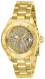Invicta Angel Żółte złoto/Stal w odcieniu złota Ø34 mm 26293