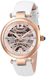 Invicta Srebrny/Skóra Ø34 mm 26371