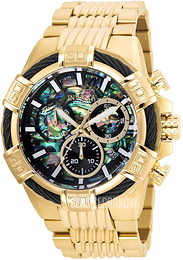 Invicta Wielokolorowy/Stal w odcieniu złota Ø51 mm 26541