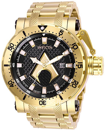 Invicta Dc Comics Czarny/Stal w odcieniu złota Ø52 mm 26833