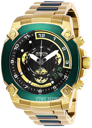 Invicta Reserve Czarny/Stal w odcieniu złota Ø50 mm 27050
