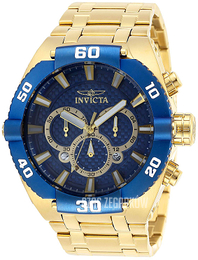 Invicta Coalition Forces Niebieski/Stal w odcieniu złota Ø50 mm 27258