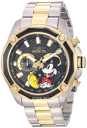 Invicta Disney Czarny/Stal w odcieniu złota Ø48 mm 27359