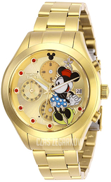 Invicta Disney Żółte złoto/Stal w odcieniu złota Ø40 mm 27402