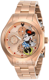 Invicta Disney Różowe złoto/Stal w kolorze różowego złota Ø40 mm 27403