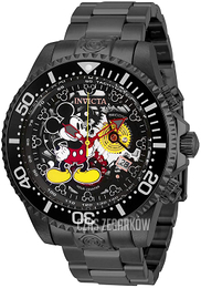 Invicta Disney Czarny/Stal Ø47 mm 27406