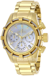 Invicta Bolt Biały/Stal w odcieniu złota Ø40 mm 27492