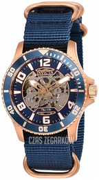 Invicta Niebieski/Tkanina Ø42 mm 27592