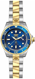Invicta Pro Diver Niebieski/Stal w odcieniu złota Ø47 mm 27613