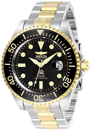 Invicta Pro Diver Czarny/Stal w odcieniu złota Ø47 mm 27614