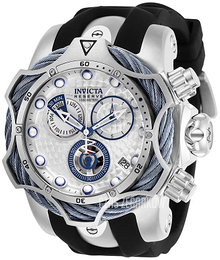 Invicta Reserve Srebrny/Guma Ø52 mm 27709