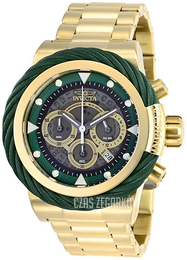 Invicta Wielokolorowy/Stal w odcieniu złota Ø50 mm 27804