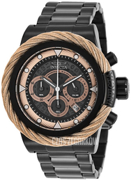 Invicta Bolt Różowe złoto/Stal Ø50 mm 27806