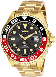 Invicta Pro Diver Czarny/Stal w odcieniu złota Ø47 mm 27970