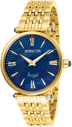 Invicta Angel Niebieski/Stal w odcieniu złota Ø34 mm 27989