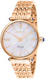 Invicta Angel Biały/Stal w kolorze różowego złota Ø34 mm 27991