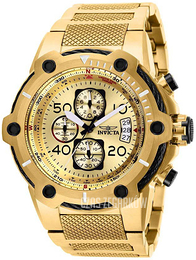 Invicta Bolt Żółte złoto/Stal w odcieniu złota Ø52 mm 28026
