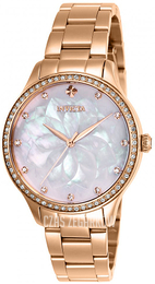 Invicta Wildflower Biały/Stal w kolorze różowego złota Ø35 mm 28057