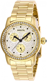 Invicta Biały/Stal w odcieniu złota Ø38 mm 28469