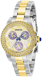 Invicta Angel Żółte złoto/Stal w odcieniu złota Ø34 mm 28475