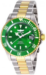 Invicta Pro Diver Zielony/Stal w odcieniu złota Ø40 mm 28661