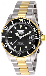 Invicta Pro Diver Czarny/Stal w odcieniu złota Ø40 mm 28663