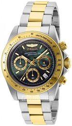 Invicta Speedway Czarny/Stal w odcieniu złota Ø39.5 mm 28667