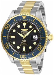 Invicta Pro Diver Czarny/Stal w odcieniu złota Ø47 mm 28684