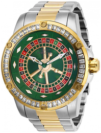 Invicta Specialty Zielony/Stal w odcieniu złota Ø52 mm 28716