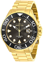 Invicta Pro Diver Czarny/Stal w odcieniu złota Ø50 mm 28761