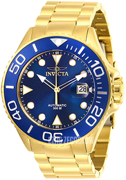 Invicta Pro Diver Niebieski/Stal w odcieniu złota Ø50 mm 28763