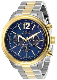 Invicta Aviator Niebieski/Stal w odcieniu złota Ø49 mm 28897
