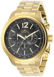 Invicta Aviator Szary/Stal w odcieniu złota Ø49 mm 28900