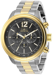 Invicta Aviator Szary/Stal w odcieniu złota Ø49 mm 28901