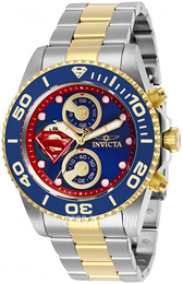 Invicta Dc Comics Niebieski/Stal w odcieniu złota Ø43 mm 29063