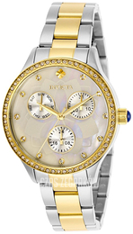 Invicta Wildflower Biały/Stal w odcieniu złota Ø35 mm 29099