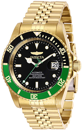 Invicta Pro Diver Czarny/Stal w odcieniu złota Ø42 mm 29184